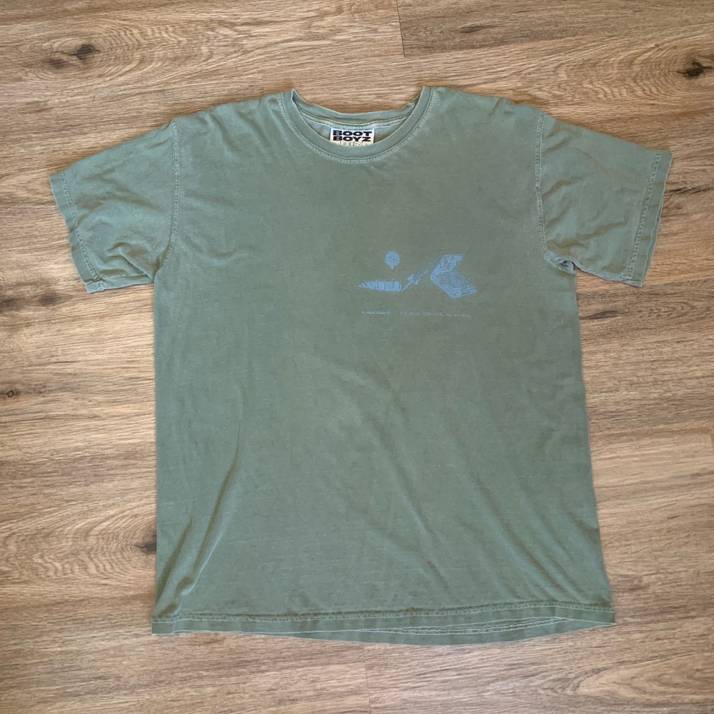 Boot Boyz Biz BB Archiveology Graphic T-Shirt Green Men L